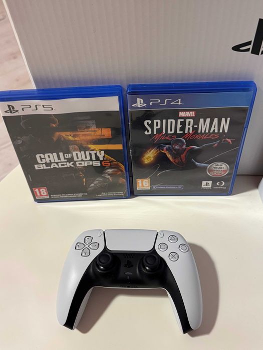 Konsola PS5 Napęd 1TB + 2 GRY + PAD