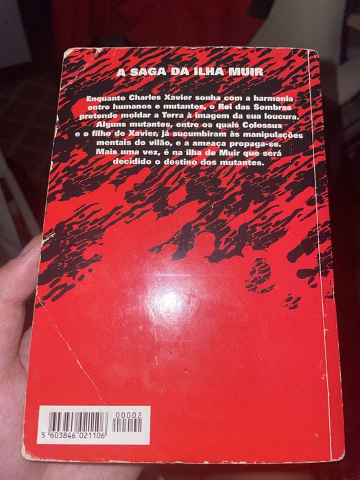 Livro BD classico Marvel Comics X-Men, antigo de 1995