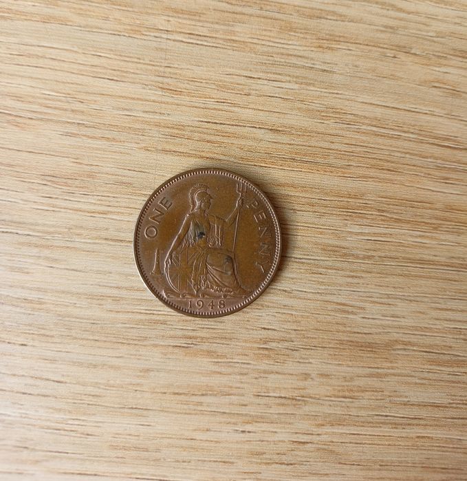 Moneta one Penny 1948