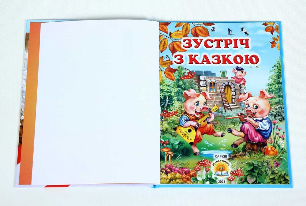 Книга Зустріч з казкою серія Промінець Читаємо по складах