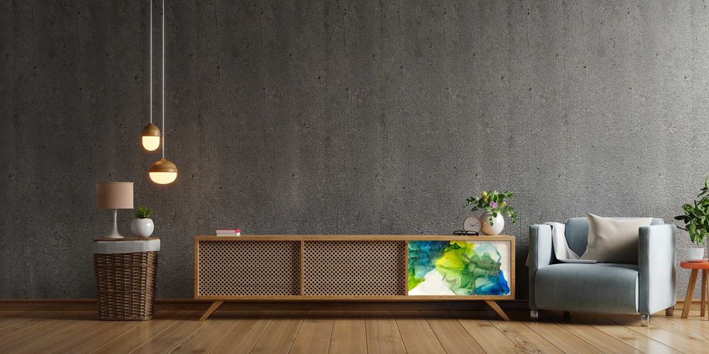 Fronty meblowe, artystyczne - ręcznie malowane metodą pouringu