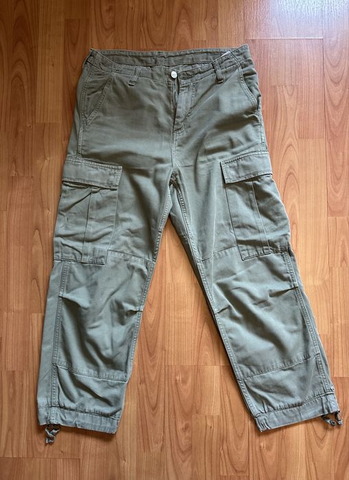 Carhartt WIP Cole Cargo Verde Oliva calças