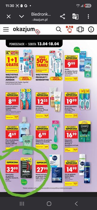 Zestaw Gillette do golenia