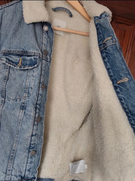 Dżinsowa ociepna bluza s