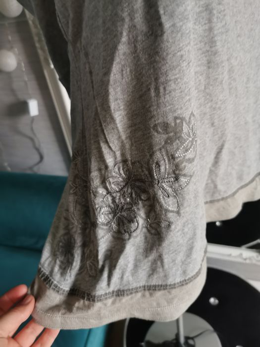 Szara bluzka Marks&Spencer 100 %bawełna