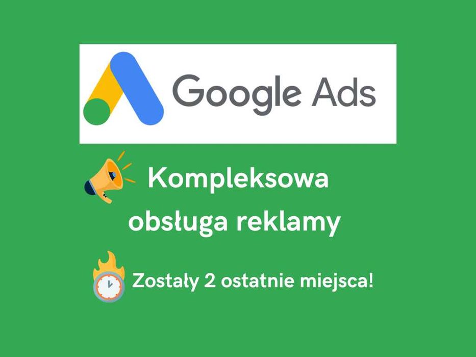 Reklama Google Ads Prowadzenie Kampanie Specjalista Obsługa Freelancer