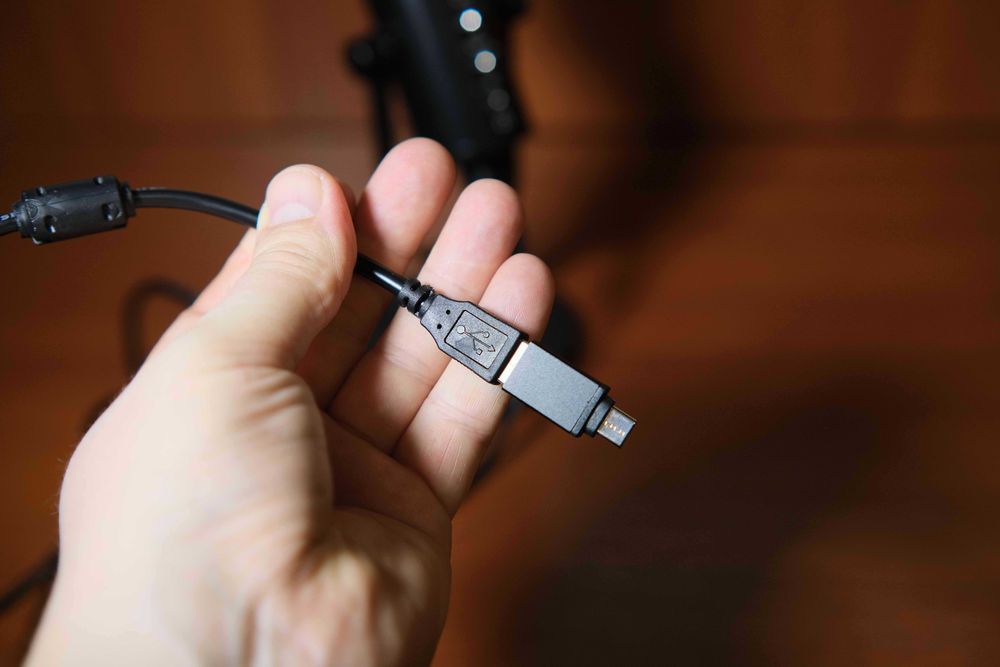 Мікрофон студійний USB, звукова карта, YARMEE.