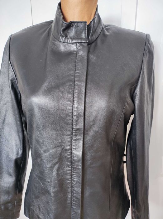 - Fabiani - Kurtka skórzana, ramoneska r. 38