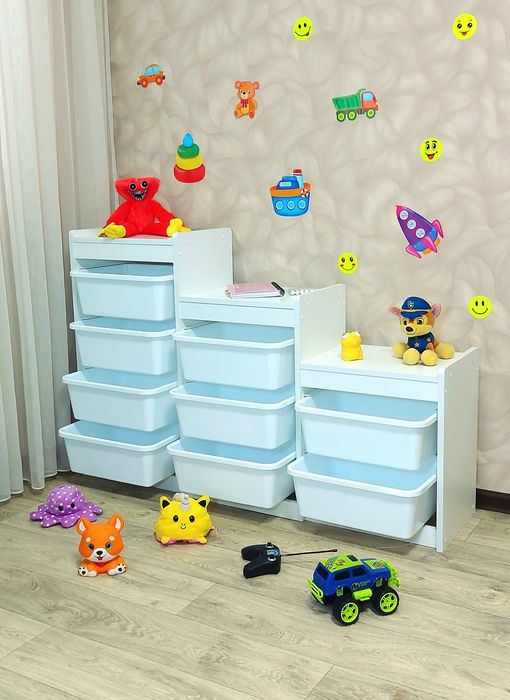 ‼️ЗРУЧНИЙ‼️Сортувальна станція для іграшок стелаж для іграшок комод