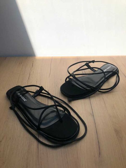 Vero Moda Sandały Damskie - Czarne - Rozmiar 41