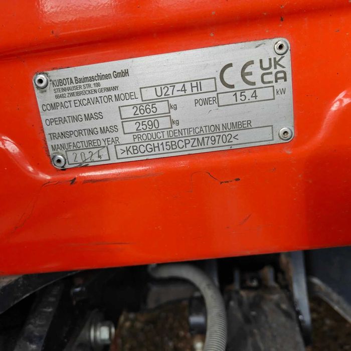 Kubota U27-4 2024