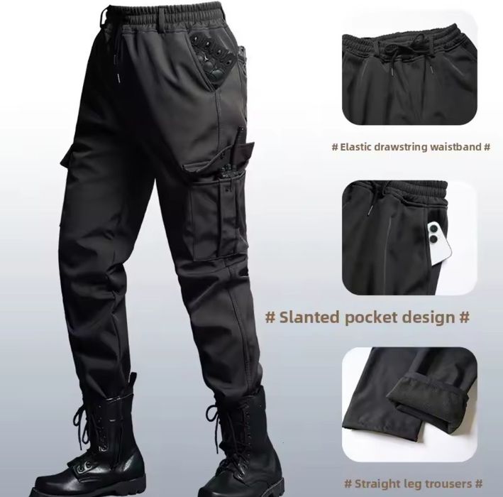 Новый зимний мужской костюм 3XL
Утолщённый флисовый комплект куртка +