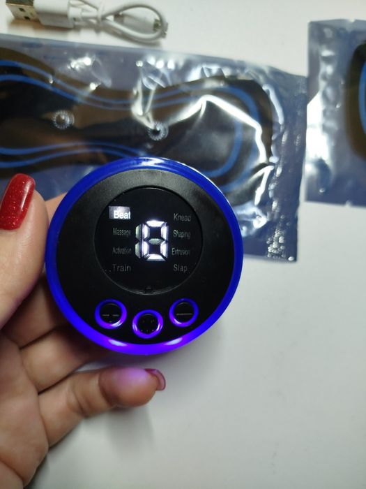 Импульсный массажер миостимулятор EMS, Массажер бабочка, Электростимул