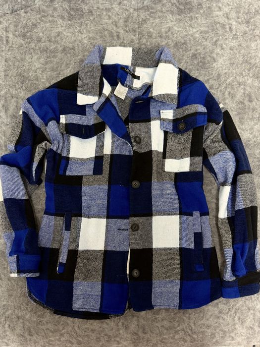 Тепла сорочка в клітинку / теплая рубашка в клетку