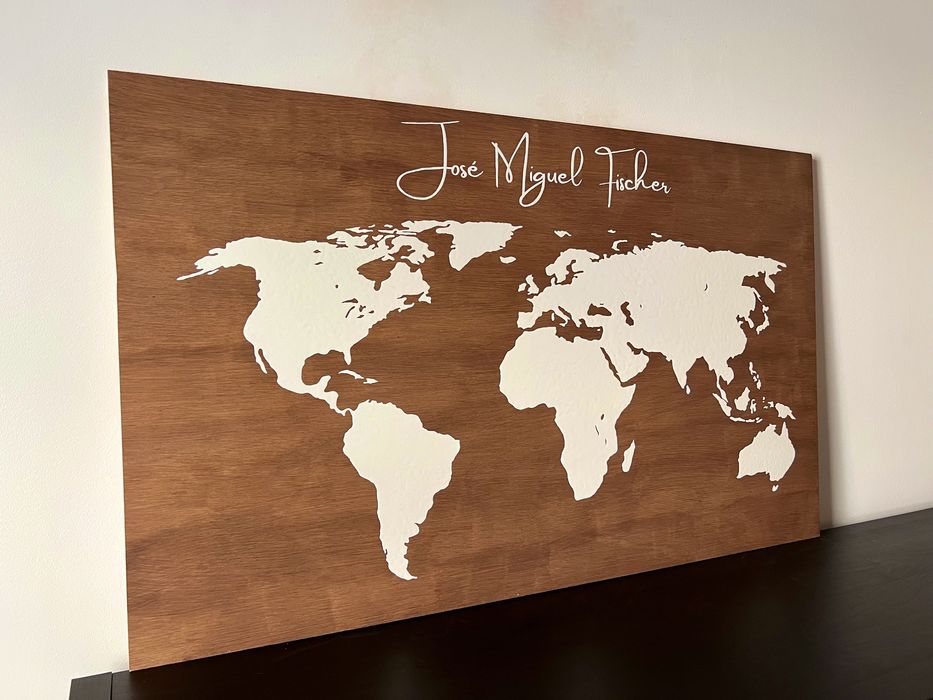 Quadro Mapa mundo