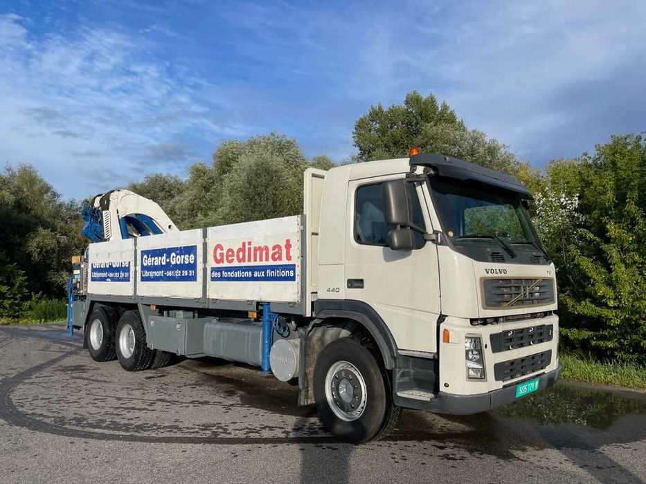 Ciężarówka Volvo FM12 440-6x4 2006r | HDS 10 ton | przebieg 387 tys. |