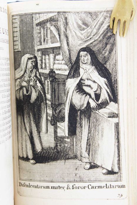 VALIOSÍSSIMA obra ILUSTRADA francesa sobre as Ordens Femininas. 1691.