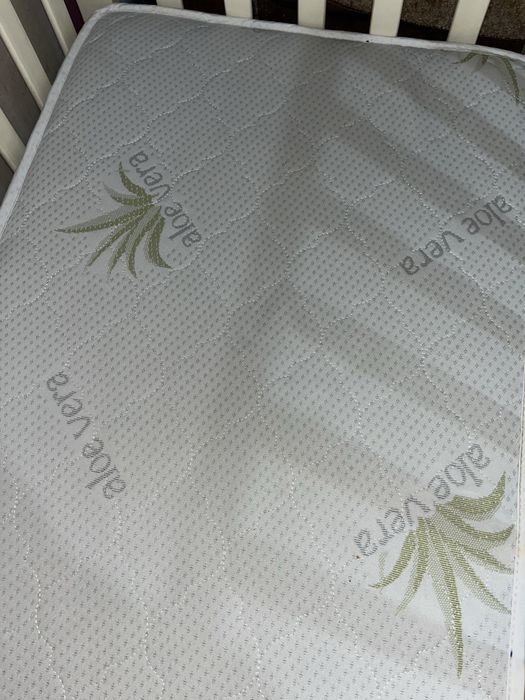 детская кроватка Верес ЛД 13 Соня белого цвета с матрасом