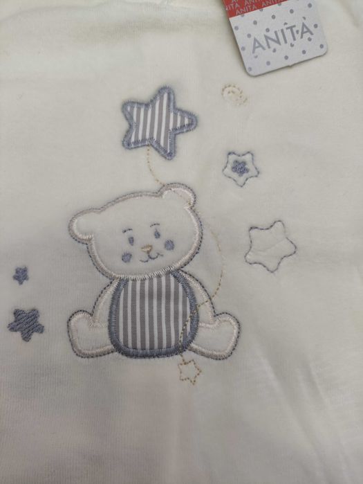 Conjunto bebé bege ANITA 6 meses - Novo