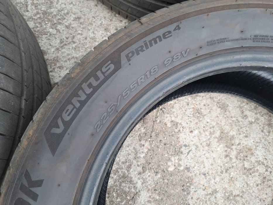 225/55/18  98v Hankook ventus prime4 2023 r jak nowe  8mm Opel Grandlan