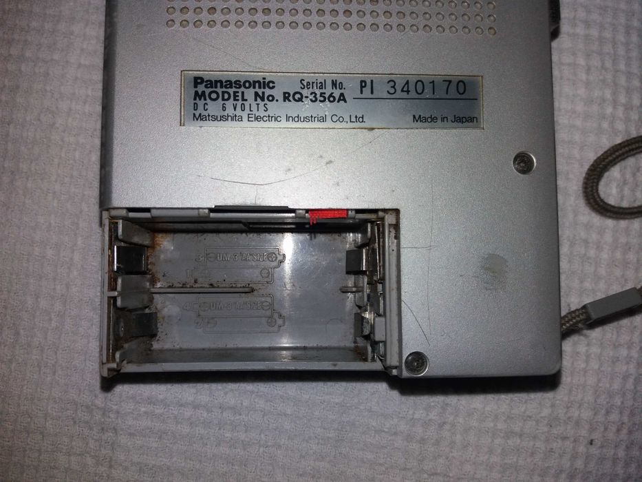 Касетный магнитофон (диктофон) Panasonic RQ - 356A  Made in Japan