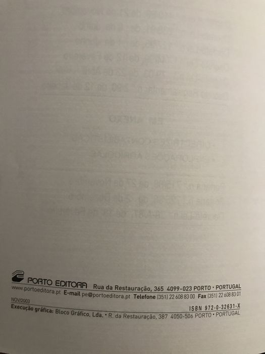 Plano Oficial de Contabilidade