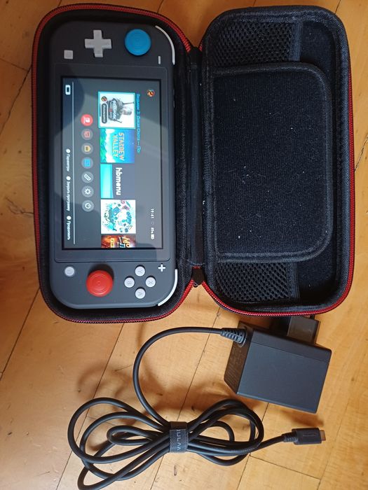 Nintendo switch lite Grey kefir +256gb