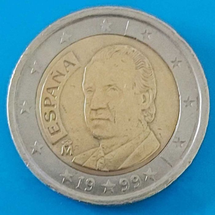 2 Euros de 1999 de Espanha, Juan Carlos