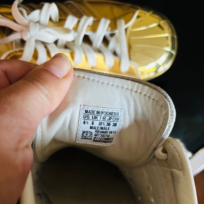 Buty adidas Superstar 80s Metal Gold Metallic S82742  SKÓRA