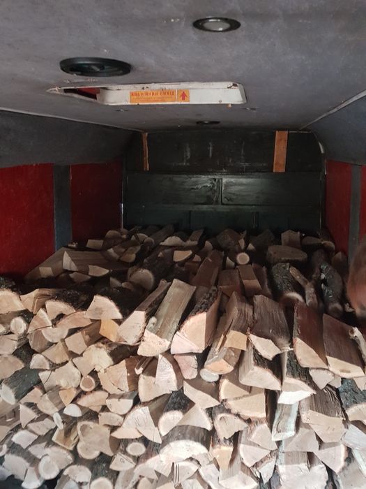 Дрова рубаные дуб ясень