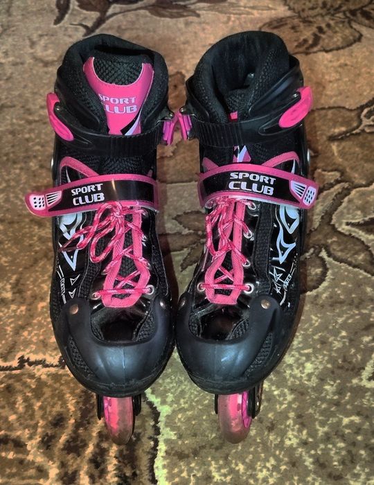 Продам ролики розсувні. Розмір 43. Колеса ПВХ. Sport Club BC-RS-0016.