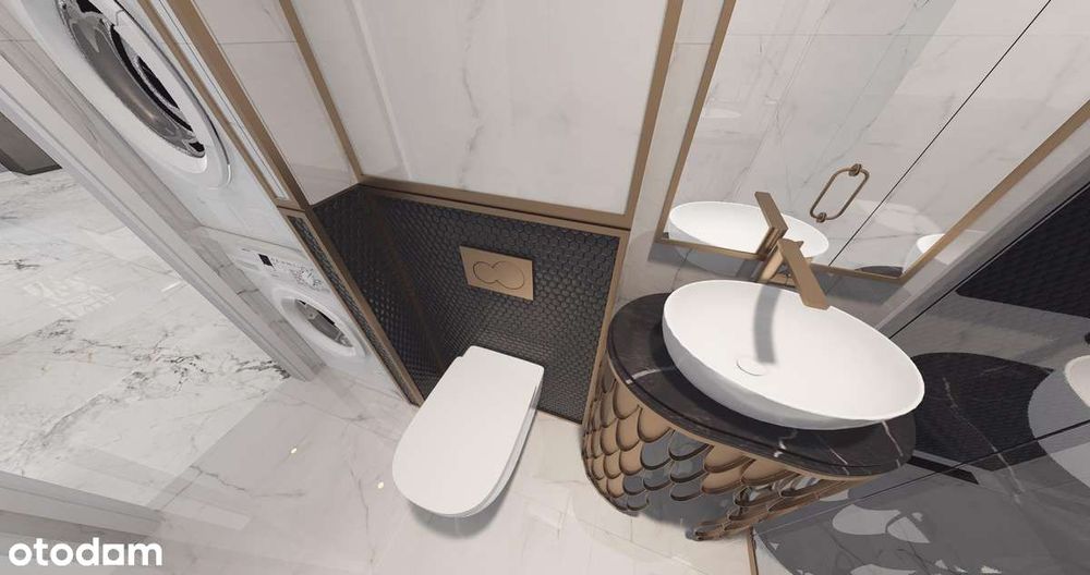 Wyjątkowy apartament w Centrum Lubina Loftowy klimat - 46,28 m2