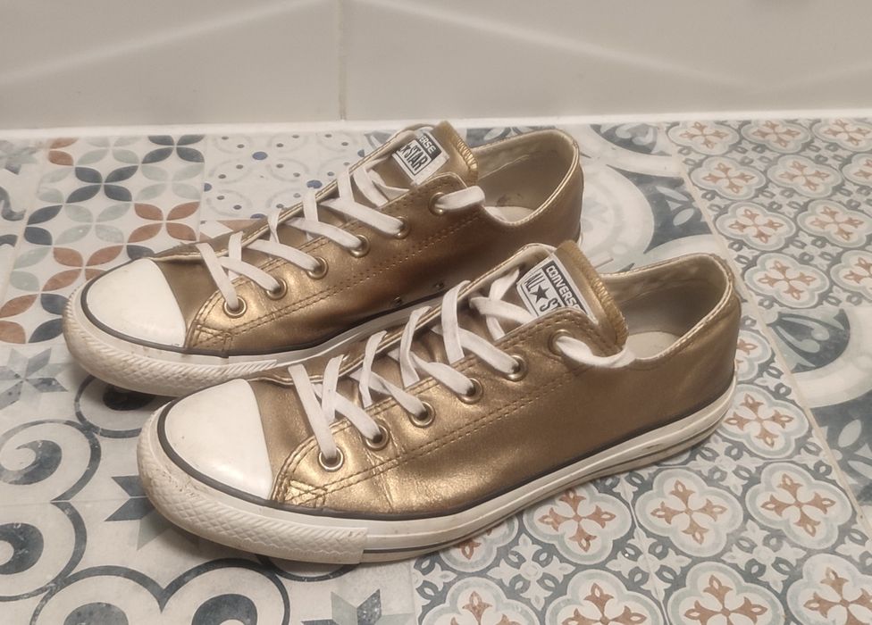 Trampki Converse r. 41,5 * 26,5 cm All Star Złote