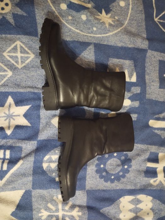 Шкіряні чоботи, 40 розмір