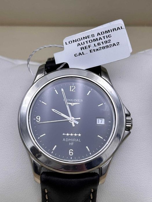 Zegarek Męski LONGINES Admiral Automatic HF | ETA 2892-A2 | stal | box
