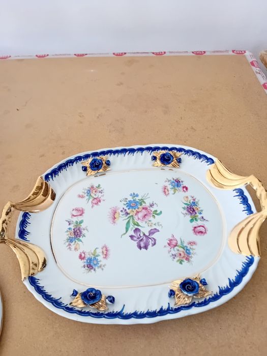 Loiça procelana pintada à mão Myrtus