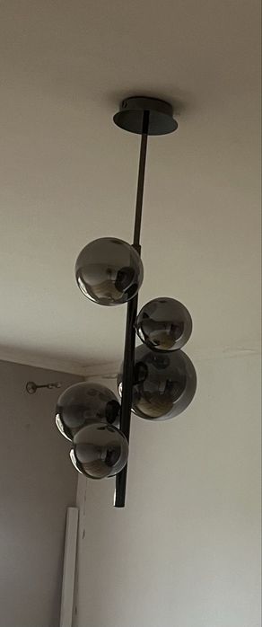 Lampa wisząca  Canello PND-406007-V5A-BCR czarna