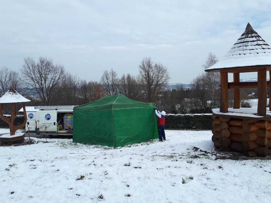 Czyszczenie studni, odmulanie, dezynfekcja, montaż p