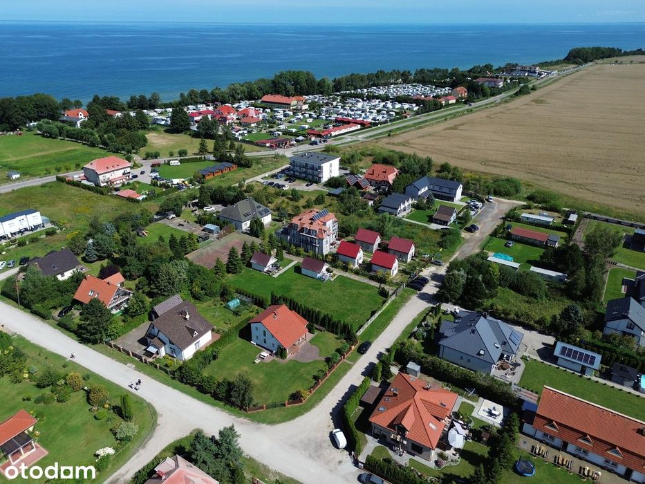 400 METRÓW DO MORZA. Nowszy, wolnostojący, murowany. Piękna działka