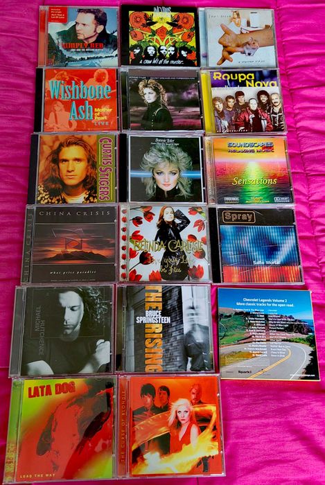 CDS, pop, rock, como novos