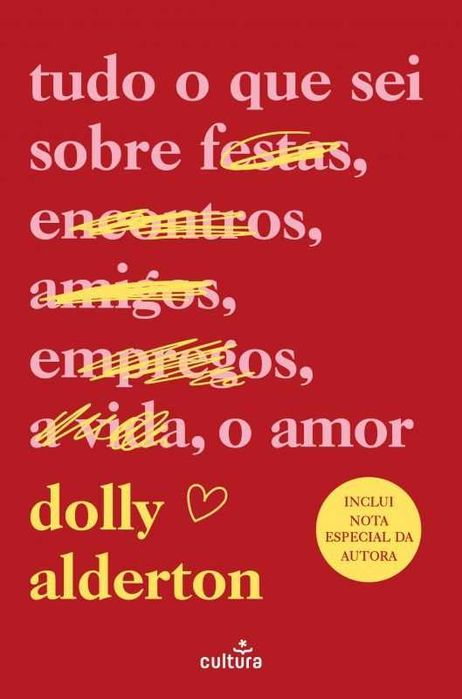 Tudo o que sei sobre o Amor - Dolly Alderton LIVRO