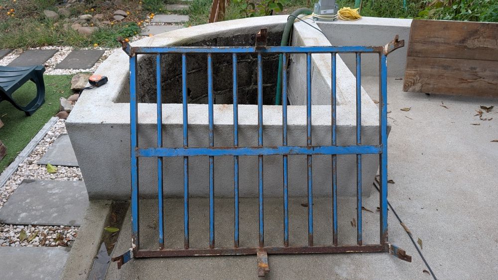 Antiga grade de janela