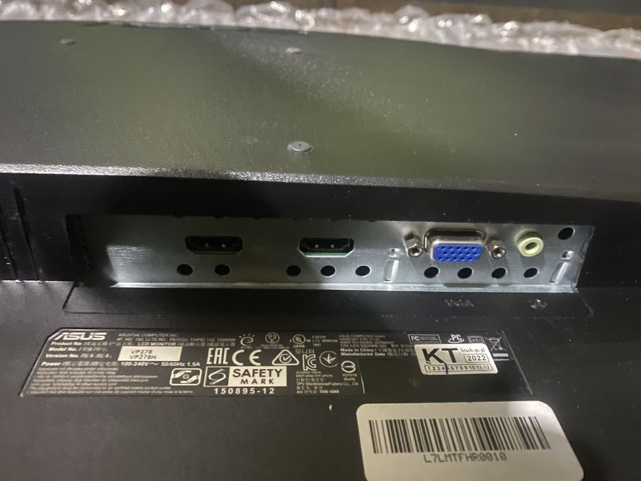 Monitor Asus VP278H "27 Cali "