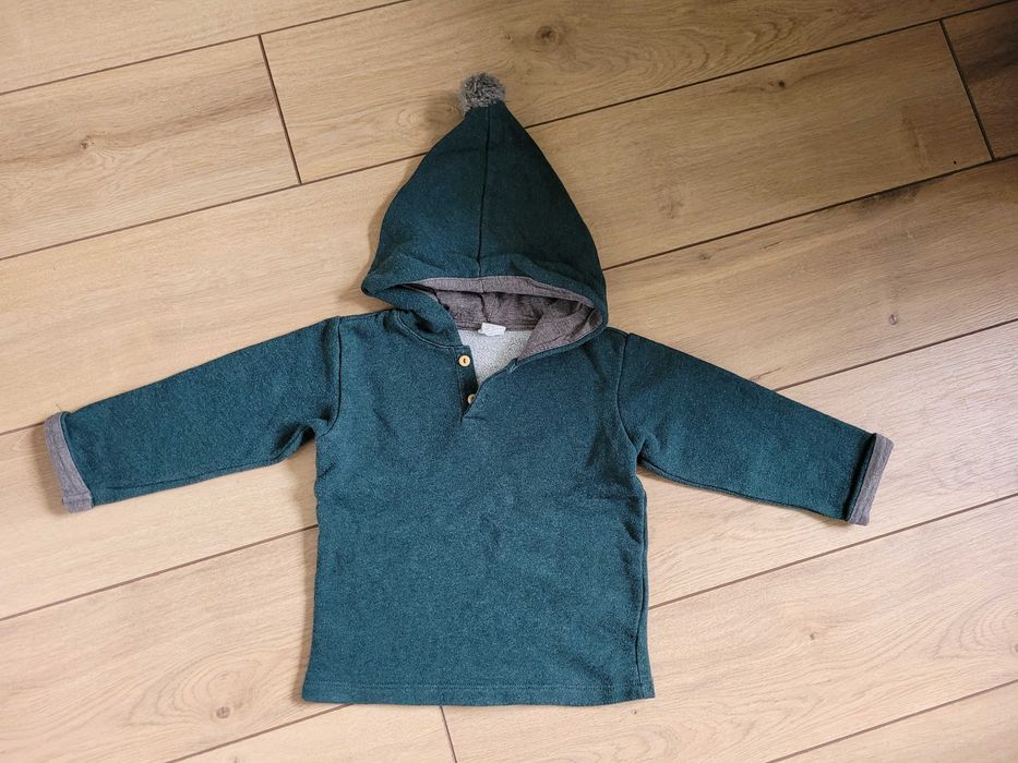 Komplet H&M 2-częściowy + bluzka chłopięca 3szt bawełna organ. dres
