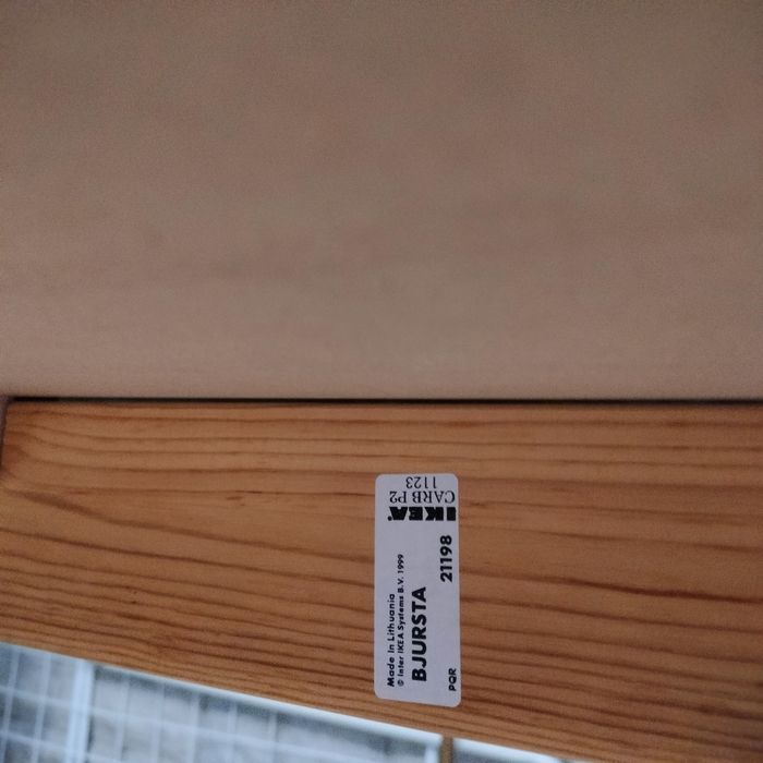 Stół rozkładany czarnobrązowy 90/129/168 x 90 IKEA