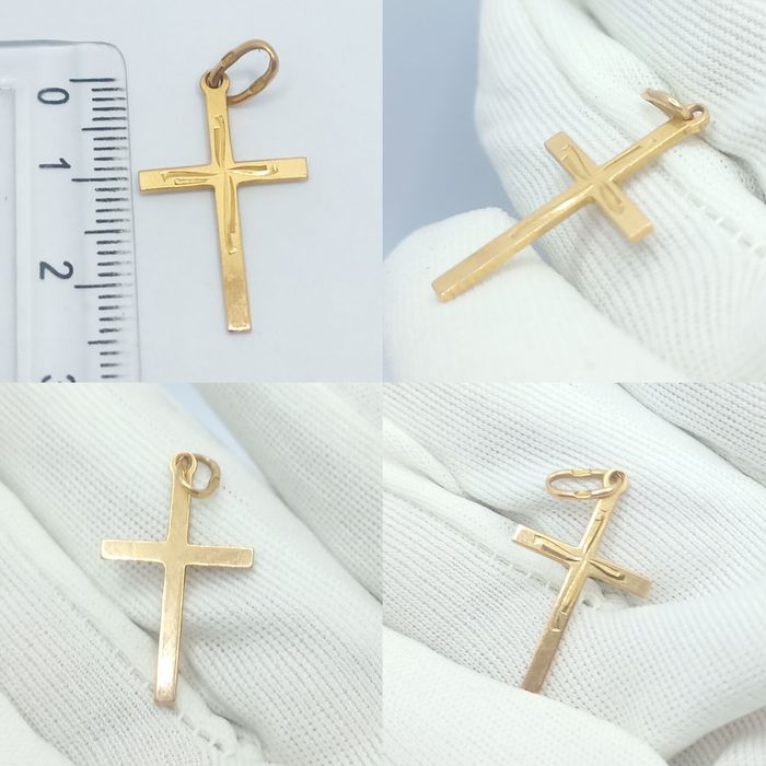 Золотой крест 585 0,9г
