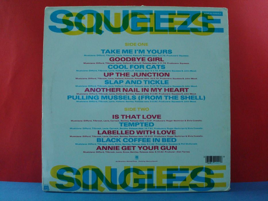 Squeeze - Singles - 45's And Under / VG Plus / LP / EU / 1982