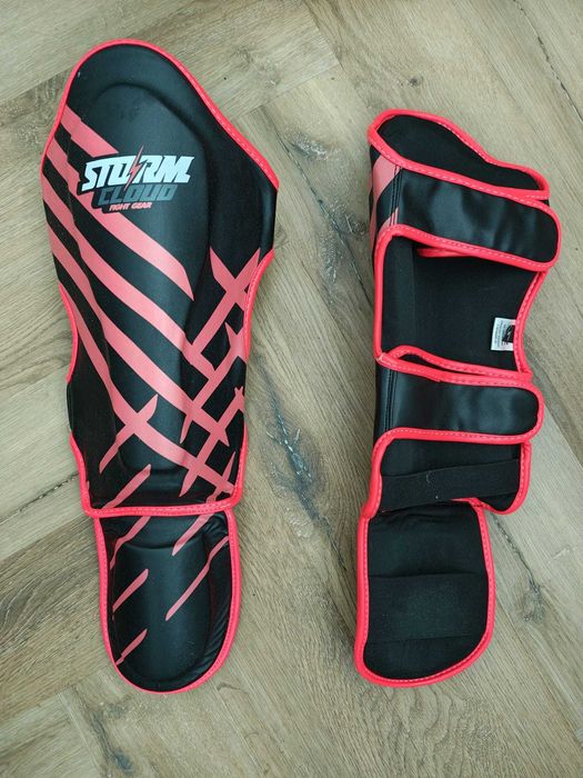 Ochraniacze na piszczele dla dzieci StormCloud Lynx Czarno-Różowe