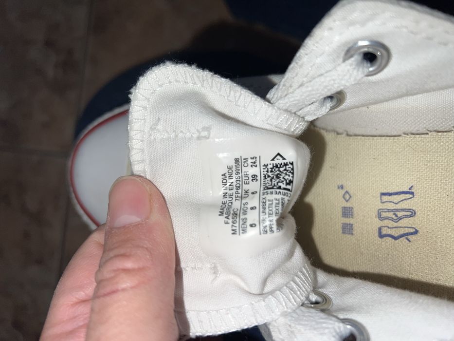 Trampki Converse białe rozmiar 39