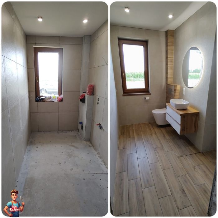 WOLNY TERMIN! Kafelkowanie, glazurnictwo, remont łazienki, projekt!